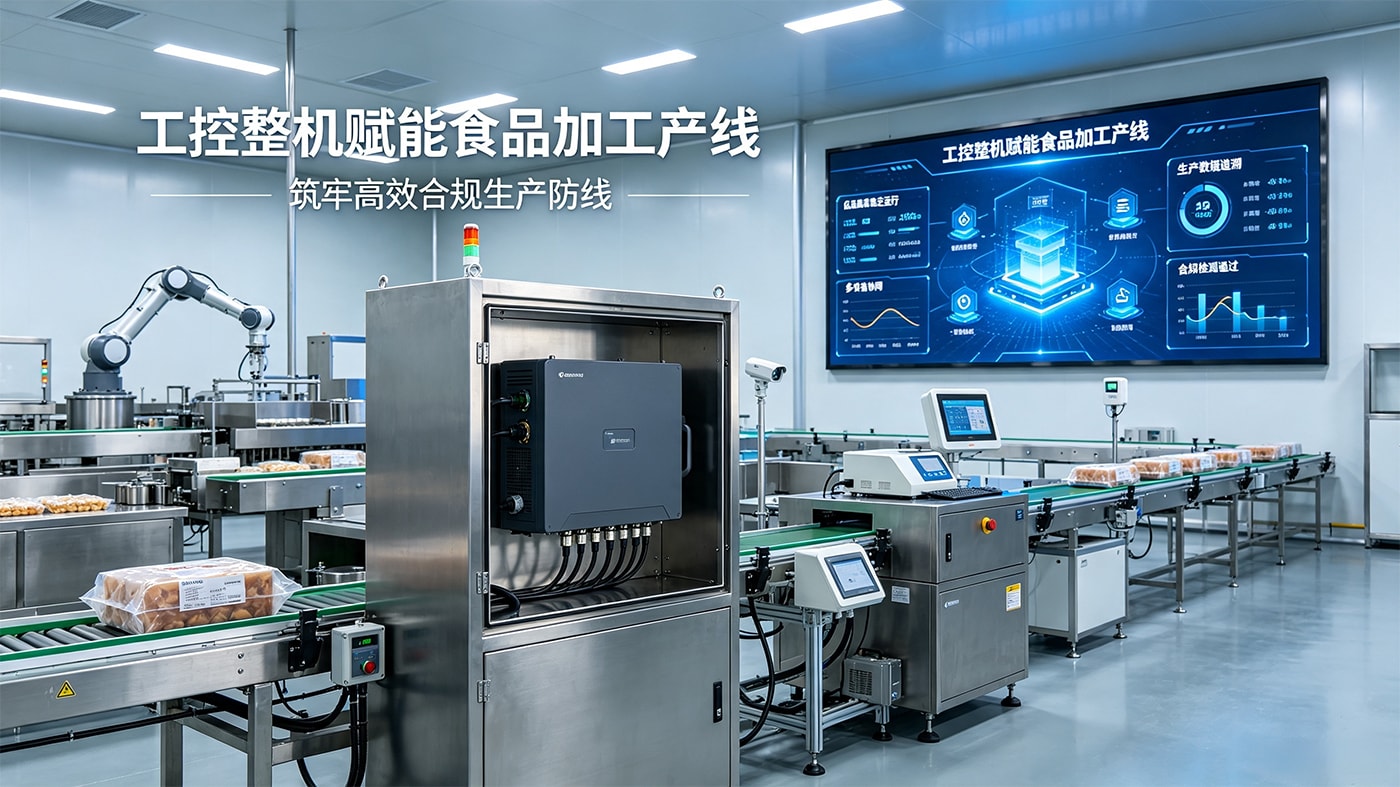 工控整机赋能食品加工产线 筑牢高效合规生产防线