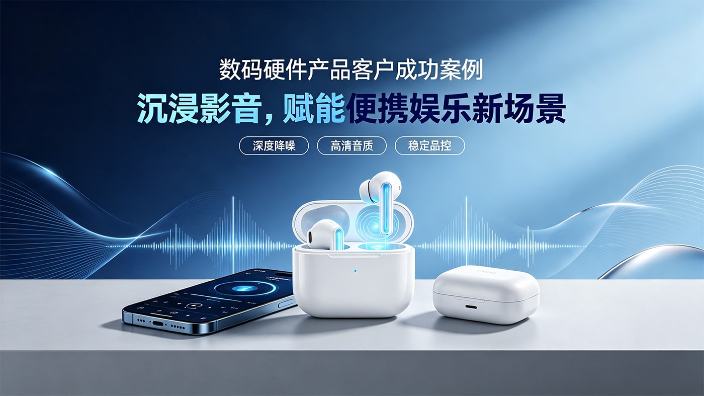 数码硬件产品客户成功案例：沉浸影音，赋能便携娱乐新场景
