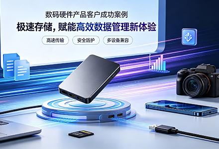 数码硬件产品客户成功案例：极速存储，赋能高效数据管理新体验